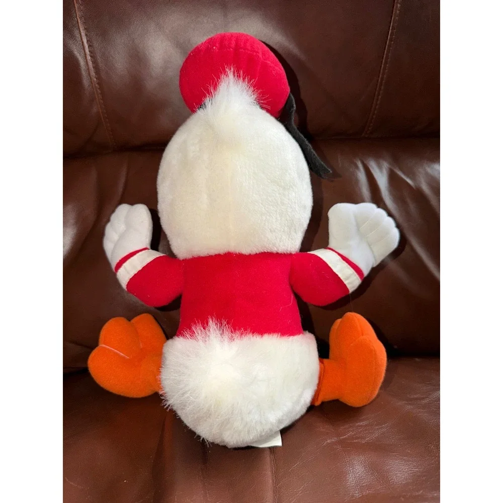 Vintage Disney Donald Duck Plush‎ Stuffed Animal Red Shirt Beret 90s Toy